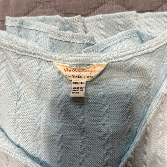 Weatherproof Vintage Women's Lightweight Tie Front V-Neck Shirt Top XXL - Picture 9 of 10